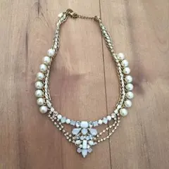 JUSGLITTY ビジューネックレス