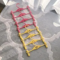 フェリシモ 連結ボトムハンガー 8本