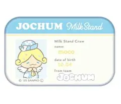 ジェオチャム JOCHUM モコmoko 店員ネーム風缶バッジ