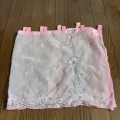 インド雑貨 のれん カーテン ピンク スパンコール
