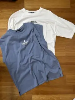 KANGOL Tシャツ 2枚セット ホワイト ブルー Mのサムネイル