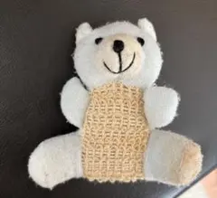 ホワイトクマ　ぬいぐるみ　昭和レトロ