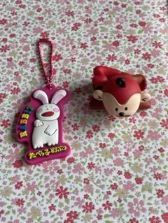 たべっ子どうぶつ ラバーキーホルダー ケーブルフィギュア