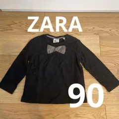 ZARA ザラ　90 黒　長袖　ロンT 16/24months