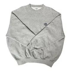 Kebos スウェット　トレーナー　グレー　 ワンポイント　短丈