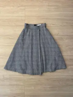 アナイ　ウールグレンチェックスカート　38