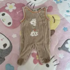 ベビー服　冬服　クマ　オーバーオール　50cm