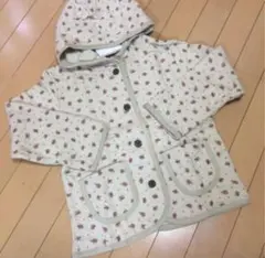 新品　ナチュラル　リバティー　花柄　フード付　ジャケット　パーカー　上着　130