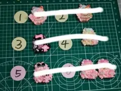 デコレーションパーツセット カラフルキャラクター