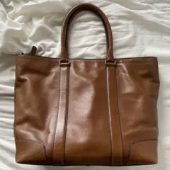 coach コーチ　ブリーカー　70600 ビジネストート　レザー　キャメル