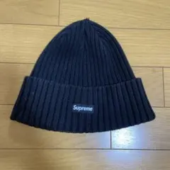 み*5様 Supreme ブラック ニット帽 - メルカリ