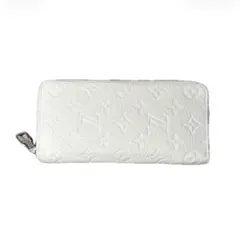 【美品】LOUIS VUITTON 長財布 モノグラム ライトグレーM82597