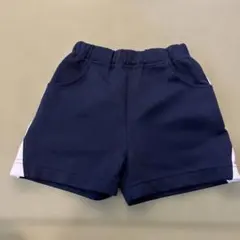 ネイビー サイドライン ショートパンツ