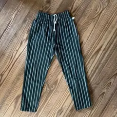 ★Cockman ストライプ シェフパンツ グリーン　UNISEX サイズSのサムネイル