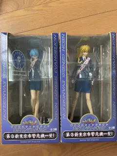 エヴァンゲリオン 第3新東京市警危機一髪 綾波レイ アスカ フィギュアセット