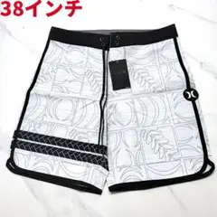 Hurleyハーレー サーフパンツ 海パン水着2XLサイズ 38インチ レア白