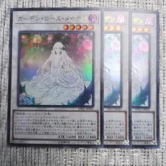 2018年デュエリストパック『DP21ガーデンローズメイデン3枚セットまとめ④』