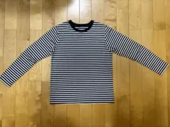 MUJI. レディース　ストライプ 長袖カットソー　Sサイズ
