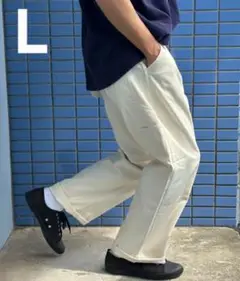 ホワイトパンツ ワークパンツ