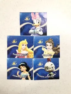 香港ディズニーランド　限定ステッカー　5枚セット【非売品】