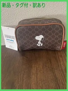 【新品・タグ付・早い者勝ち】しまむら PEANUTSスヌーピー縦ショルダーバッグ