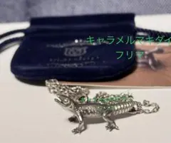 Marship　マーシップ　　ヒョウモントカゲモドキ　シルバーネックレス