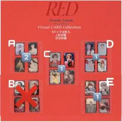 山田涼介 RED ビジュアルカード 20種類 コンプリートセット - メルカリ