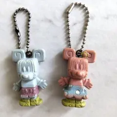 昭和レトロ ディズニーランド ミッキー ミニーキーホルダー