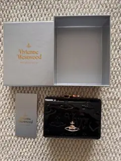 Vivienne Westwood 黒 三つ折り財布