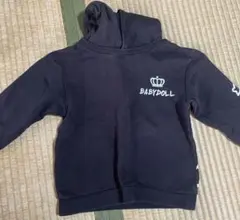 BABYDOLL フード付きパーカー 黒