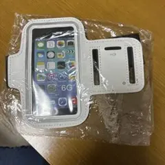スマートフォン用 アームバンド ホワイト 6G