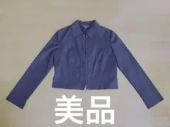 EVEX by KRIZIA ファスナージャケット 紺　ネイビー　黒　ブラック