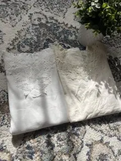 スタジオクリップ レースカットソー②2枚セット 検索 ナチュラン Dgy