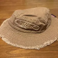 X-girl CUT OFF BUCKET HAT ブラウン 新品のサムネイル