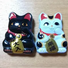 カルディ　招き猫　空き缶