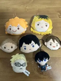 ハイキュー　ぬいぐるみ　マスコット　かぷっこふれんず　ヘアクリップ　まとめ売り