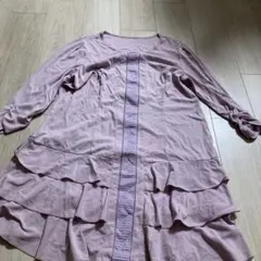 HIROKO BIS 薄紫 新品タグ付き、チュニック、サイズ13