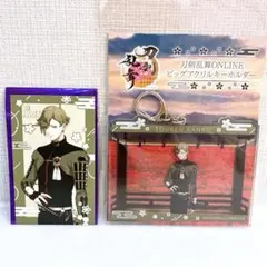 GiGO限定 刀剣乱舞ONLINE アクリルキーホルダー カード 鶯丸