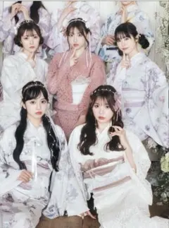 レース花柄浴衣セット♡ホワイトのサムネイル