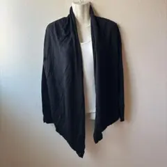 シルク100% DKNY ブラック カーディガン Sサイズのサムネイル
