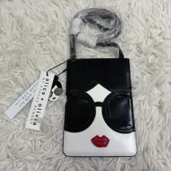 美品 alice+olivia Stace Face レザー チェーンショルダー - メルカリ