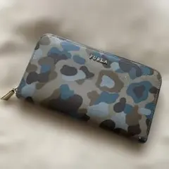 FURLA 迷彩柄 長財布