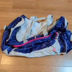 adidas ボストンバッグ ネイビー/グレー