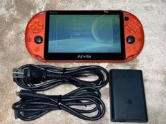SONY PSVita 本体 PCH-2000 メタリックレッド 充電器付き