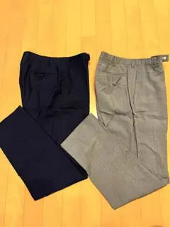 SIMPLICITÉ plus チェック柄スラックス 2点セット