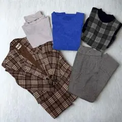 【レディースまとめ売り】M〜L 5点セット ブランド入り 大人 きれいめ