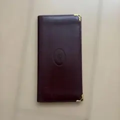 Cartier 長財布 マストライン ボルドー
