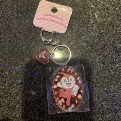 ドキンちゃん アクリルキーホルダー ハートチャーム付き アンパンマンミュージアム