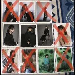 乃木坂46 西野七瀬　卒業記念生写真　まとめ売り4枚