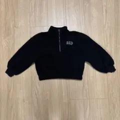 GAP ギャップ　ボア　ハーフジップ ジャケット　黒
